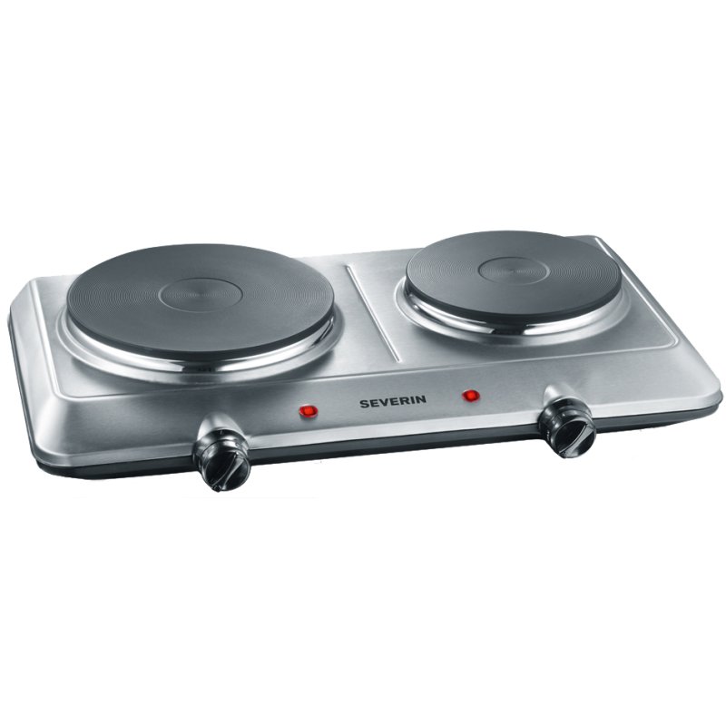 SEVERIN plaque de cuisson double DK 1042, blanc, 2500 W, 150 et 180 mm